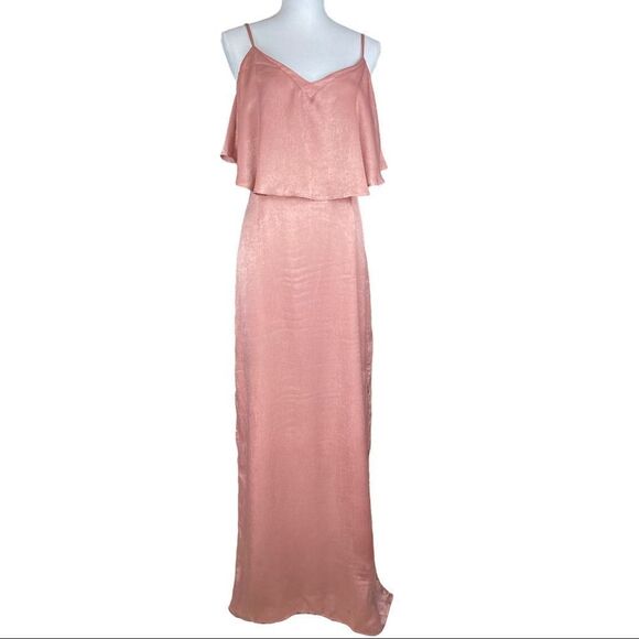 Strut & Bolt Long Pink Maxi Dress - Picture 1 of 16